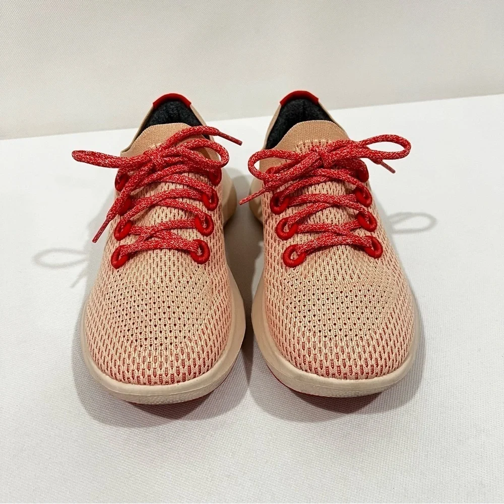 Allbirds Tree Dasher Size 8 Men's Shoes Orange Heathered Slip-On Lightweight